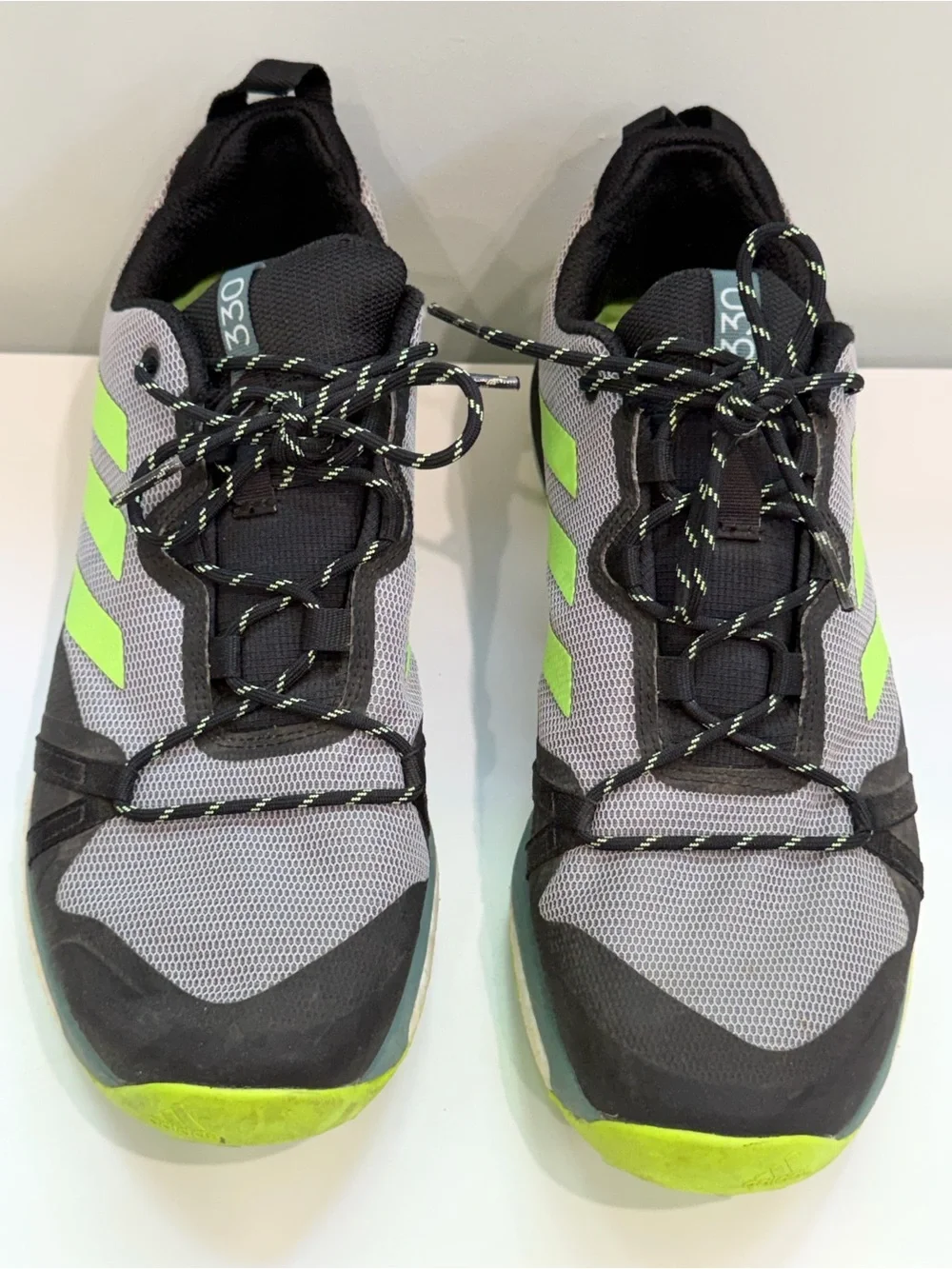 Adidas Terrex Two Ultra Boost Gray Mens 10 Trail Running Shoes Hiking Outdoor